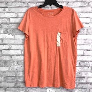 Universal Thread Women's Orange / Peach Short Sleeve Crew Neck T-Shirt - NWT